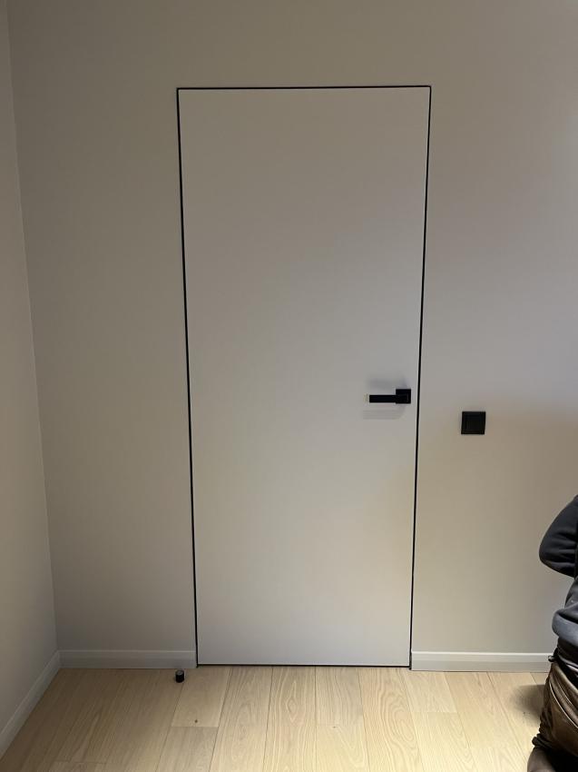 Двері з прихованою коробкою - під колір стін